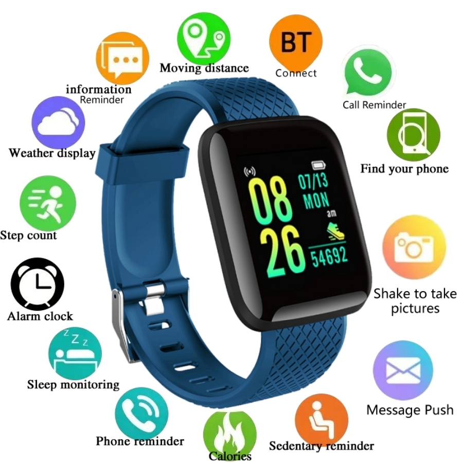 Smartwatch Watches With Bluetooth - Sport Smartwatch Bracciale fitness Controllo musicale