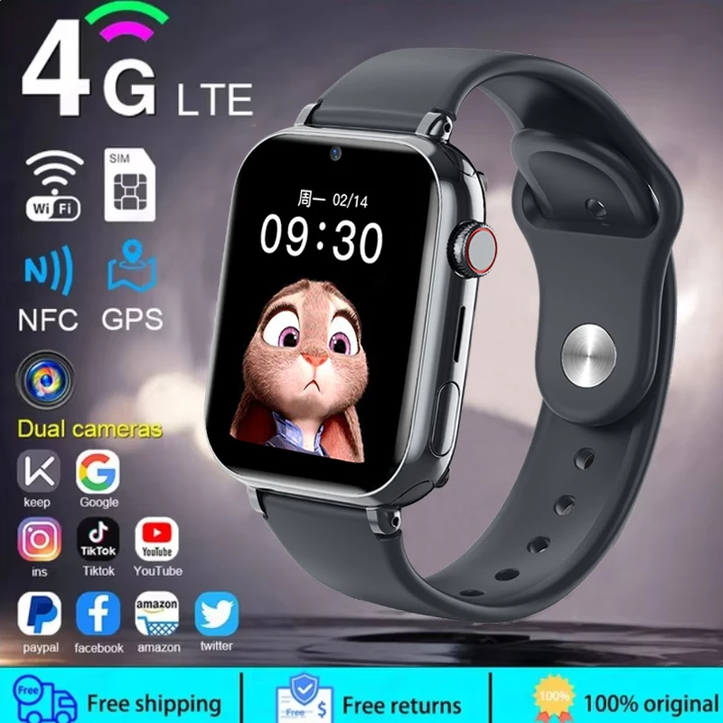 Smartwatch Watches Gift For Boys - 2025 Smart Watch Bambini LBS Posizione