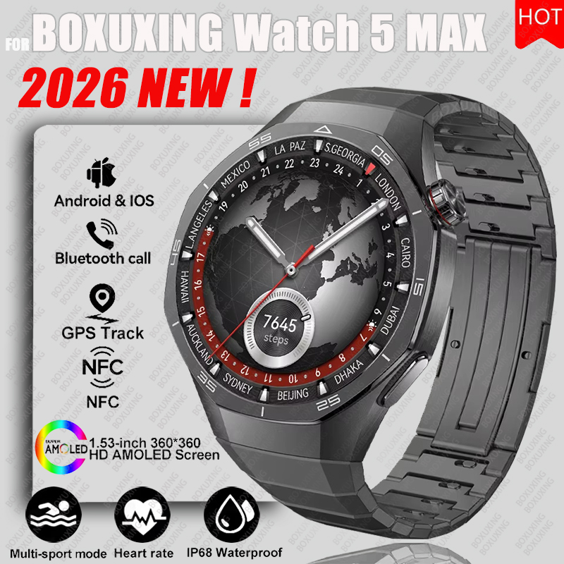 Smartwatch Watches For Women With Gps - 2026 Nuovo BOXUXING Orologio 5 MAX
