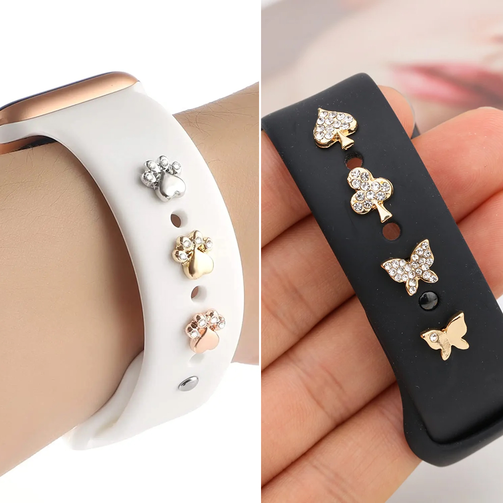 Smartwatch Iphone Watches For Women - Ciondoli per cinturino in silicone Apple