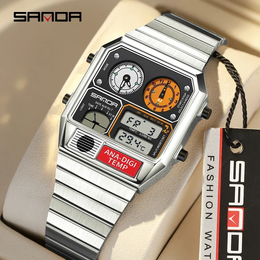 SANDA 3192 Orologio Unisex all - Vintage Digital Watch recensione e prezzo