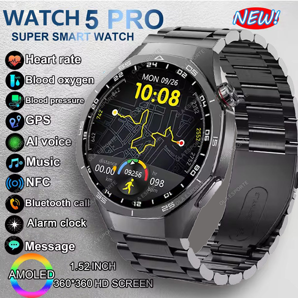 Nuovo Smartwatch 5 Pro con Dis - Smartwatch Watches For Women With Gps recensione e prezzo