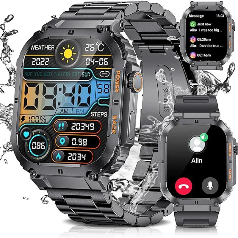 LIGE Outdoor Sports Fitness Sm - Smartwatch Watches With Bluetooth recensione e prezzo