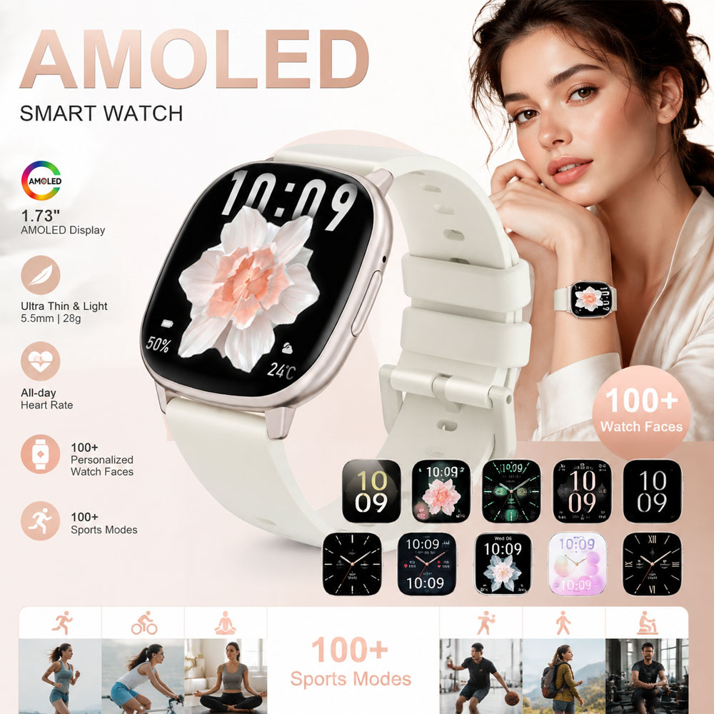 Smartwatch HD17 AIR AMOLED all - Smartwatch Stylish Watches For Women recensione e prezzo