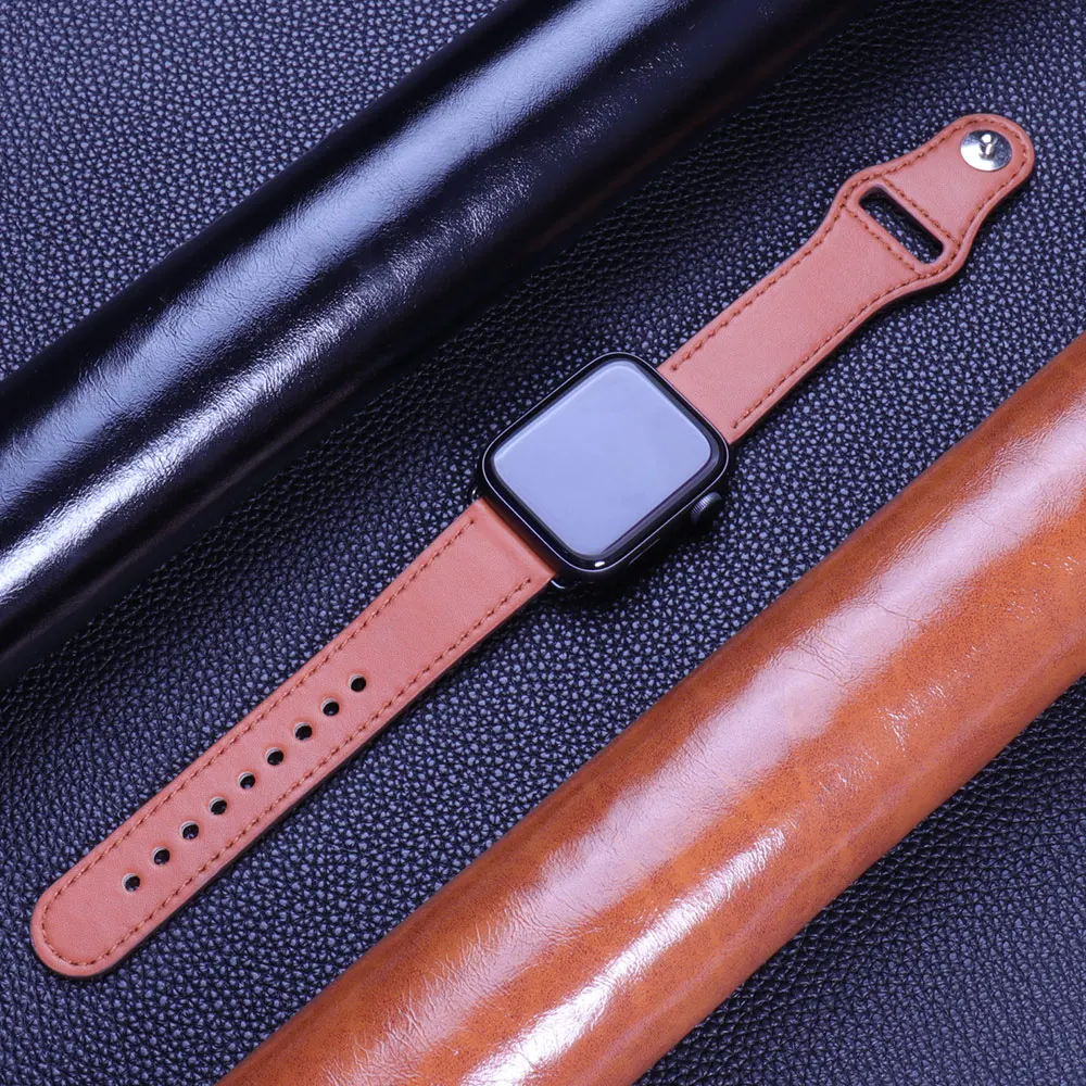 Cinturino in pelle per Apple w - Smartwatch Iphone Watches For Women recensione e prezzo
