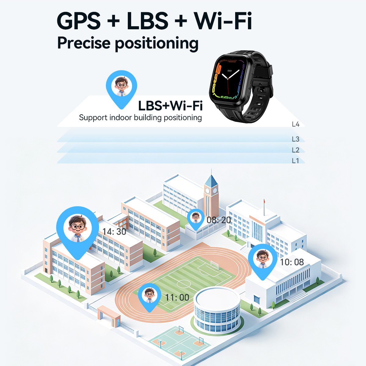 HOCO Y108 Smartwatch per bambi - Smartwatch Watches For Boys recensione e prezzo